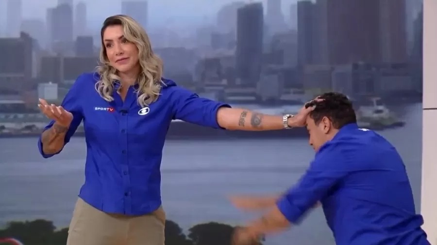 Thaisa e Popó viram meme na cobertura das Olimpíadas