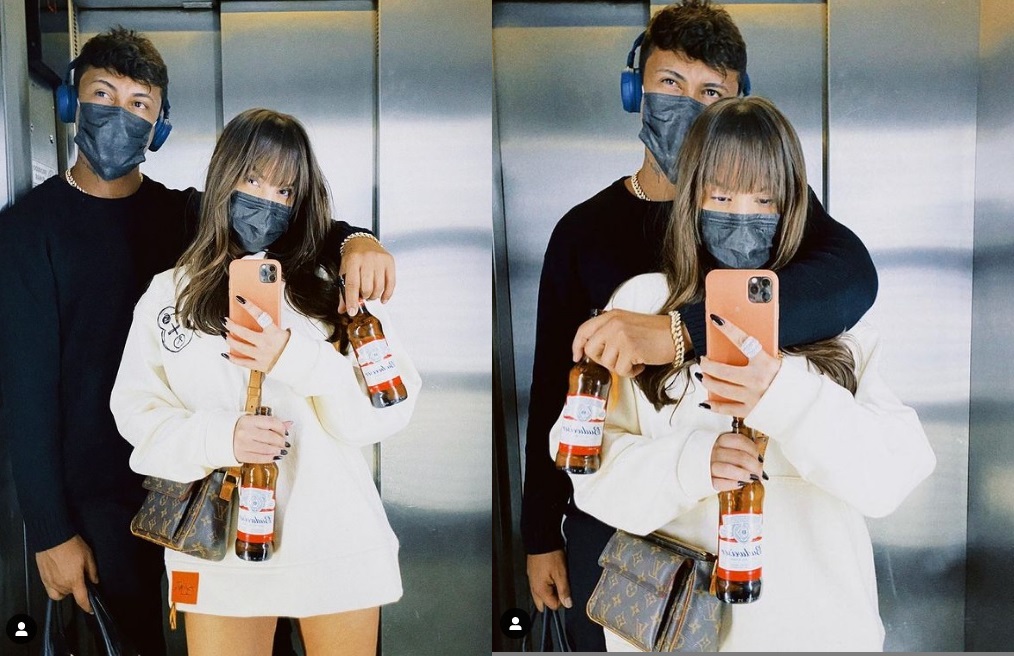 Cantor Xamã e ex-BBB Thais Braz assumem namoro