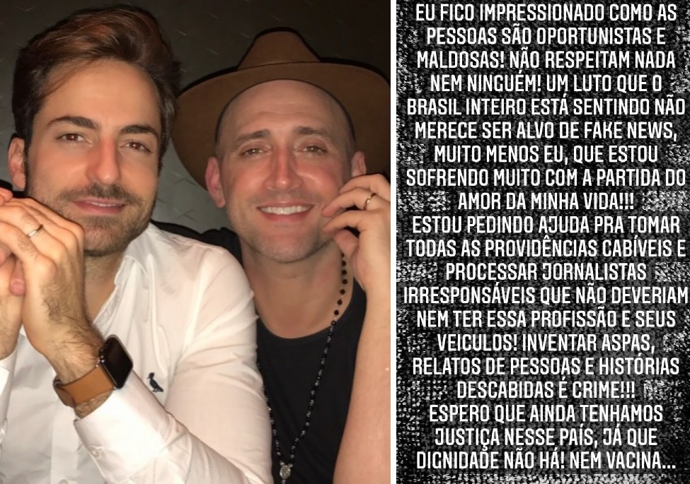 Viúvo de Paulo Gustavo se revolta com boato de está conhecendo 'outro amor'