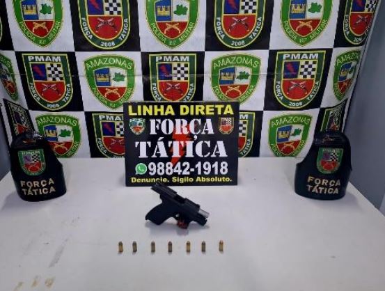 Foragido é recapturado com pistola e munições no Viver Melhor 