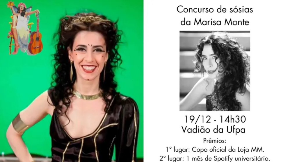 Fernanda Torres se candidata a concurso de sósias de Marisa Monte