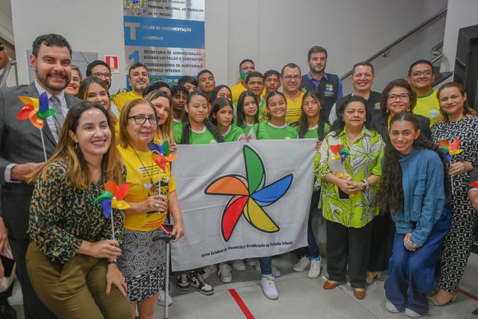 TJAM participa de campanha contra o trabalho infantil no Amazonas