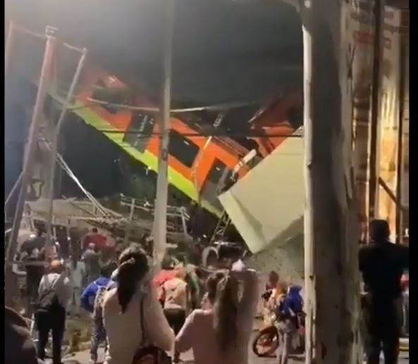Trem desaba de viaduto e mata mais de 20 pessoas na Cidade do México