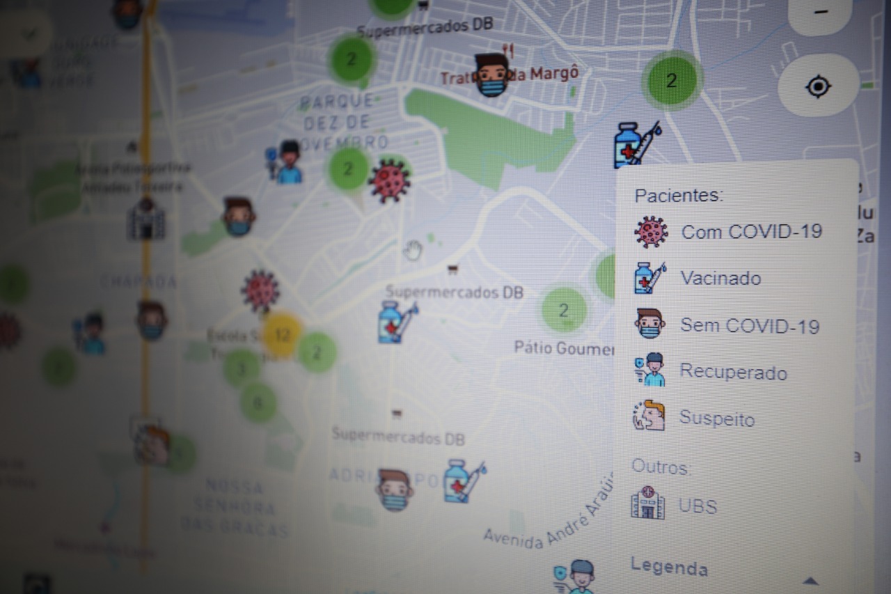 UEA desenvolve mapa que permite sinalizar pessoas com Covid em Manaus