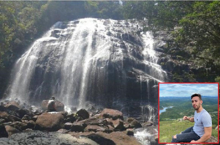 Funcionário da Ceasa morre ao cair de cachoeira para fazer selfie