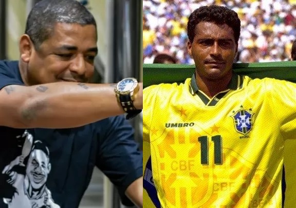 Romário ficou fora da Copa de 2002 por sexo com aeromoça, diz Vampeta