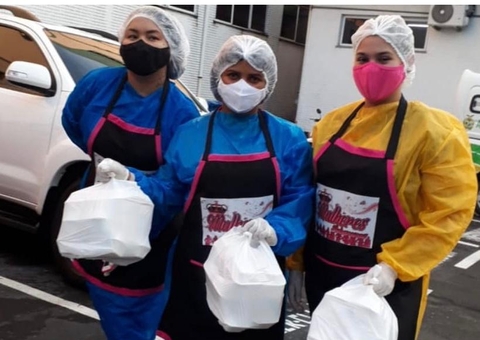 Instituto faz doações de quase mil refeições diárias em hospitais