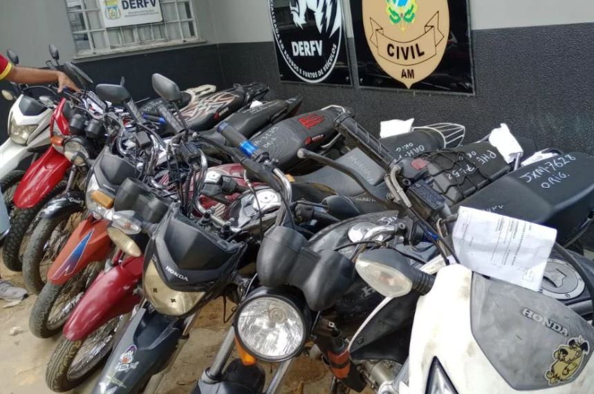 Operação recupera e devolve 17 motos roubadas em Manaus