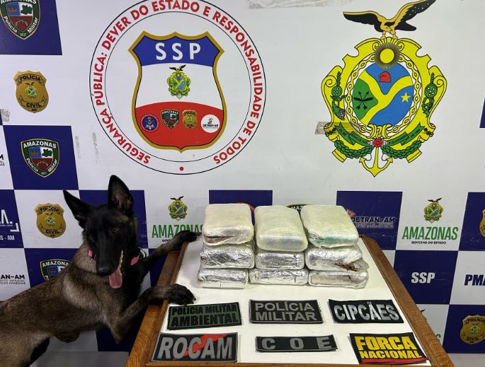 Trio é preso com drogas avaliadas em quase R$ 230 mil no Amazonas