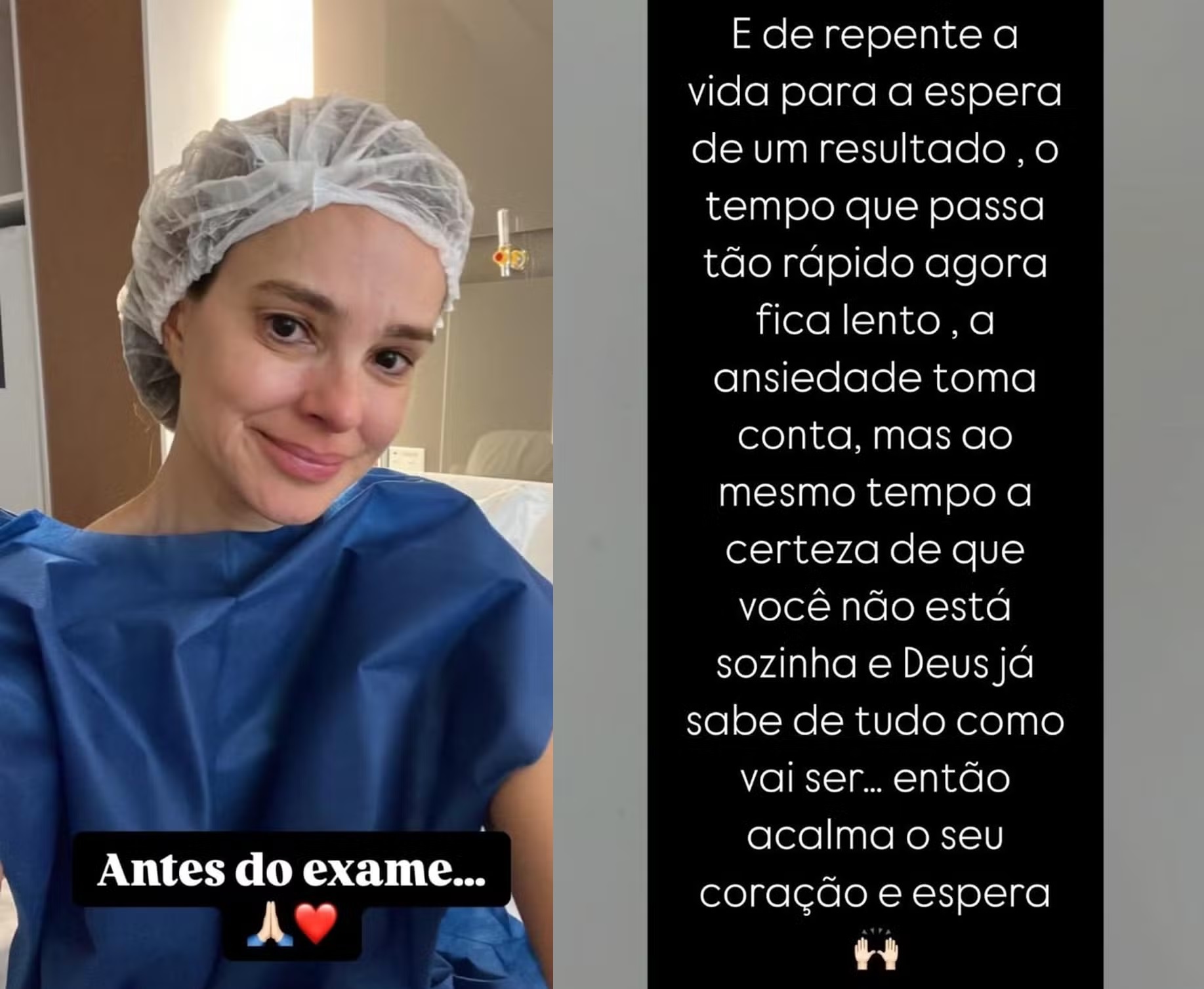 Vera Viel desabafa durante novo exame após encontrar nódulo: 'ansiedade'