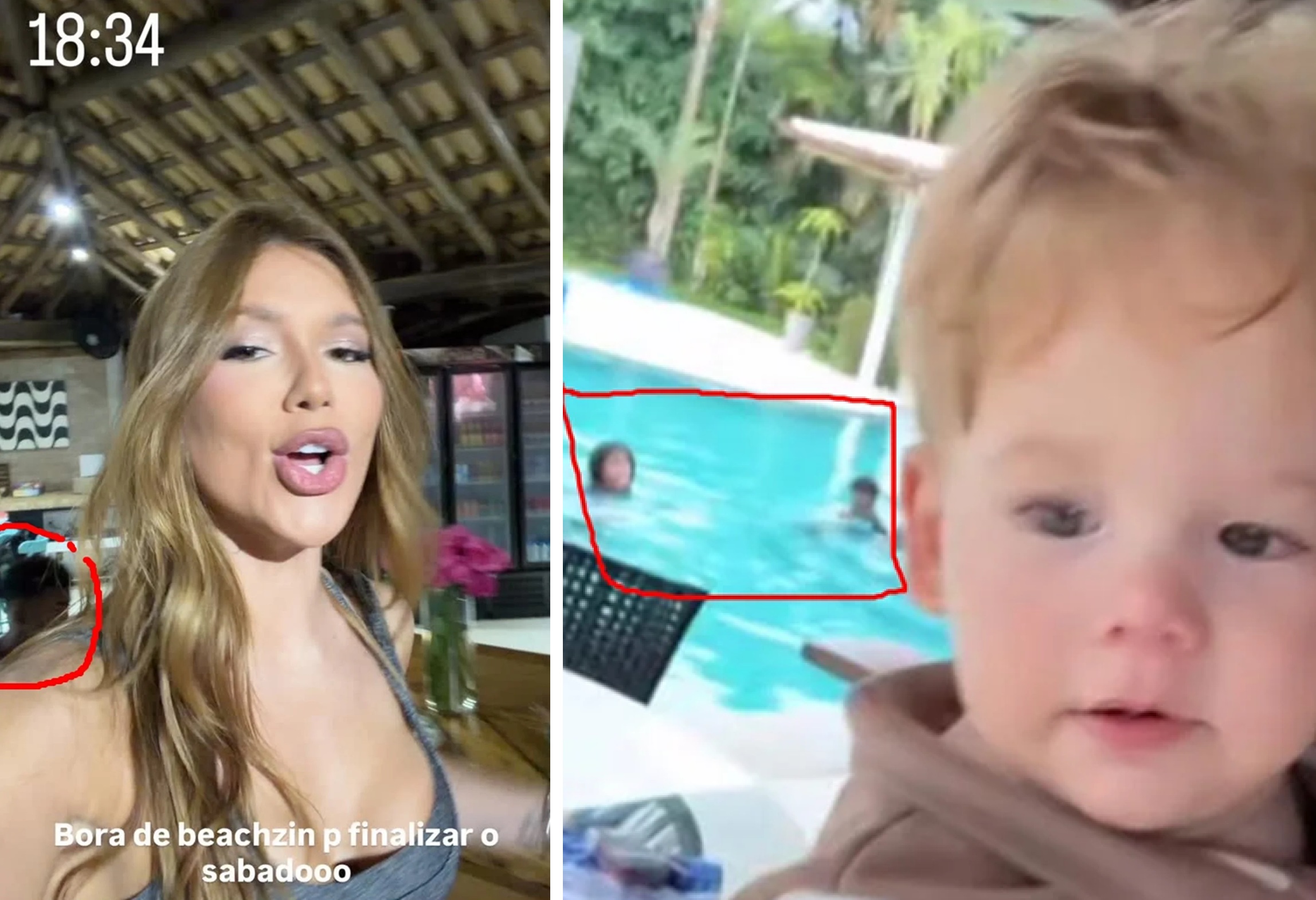Familiares de Vini Jr. passam fim de semana na casa de Virginia
