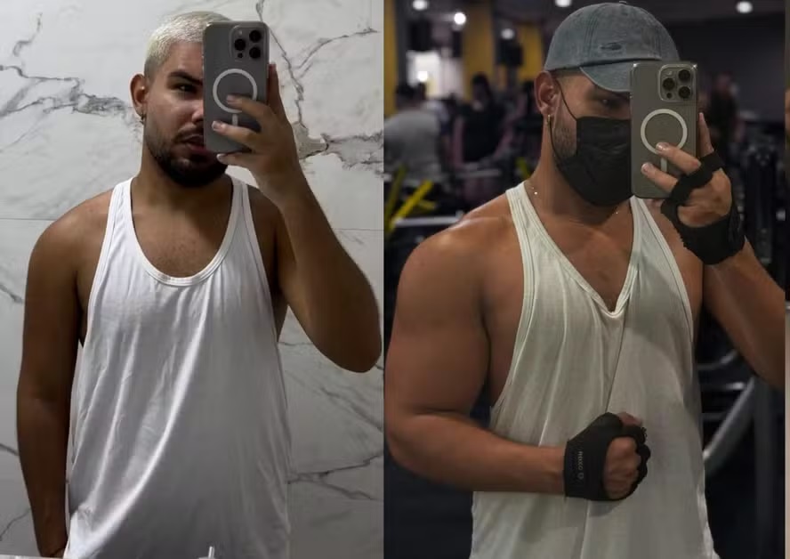 Ex-BBB Vyni surpreende com transformação após 2 meses de academia; fotos