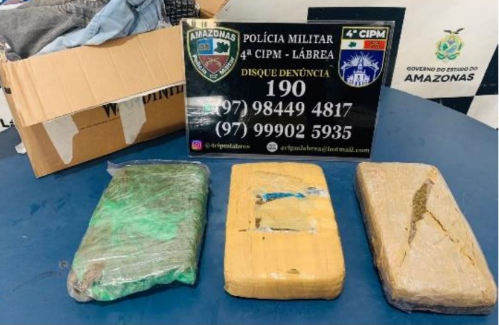 Mulher é presa ao tentar receber encomenda de droga na rodoviária de Lábrea