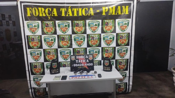 Taxista suspeito de assaltos é preso com arma e drogas em Manaus