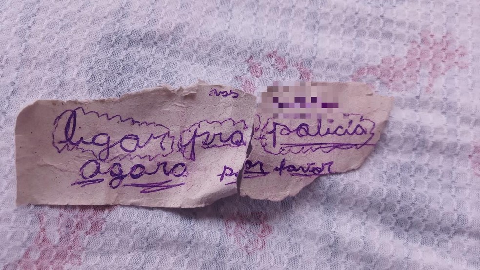 Menina de 11 anos estuprada em Manaus fez bilhete com pedido de socorro