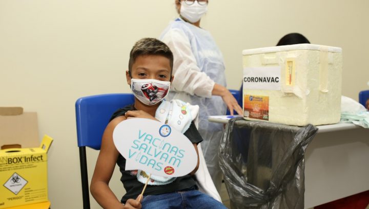 Semsa retoma vacinação de crianças contra a covid em 5 pontos em Manaus 