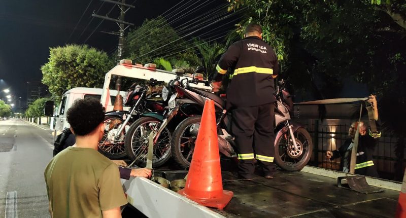 'Rolezinho' termina com 2 homens presos e 5 motos apreendidas em Manaus