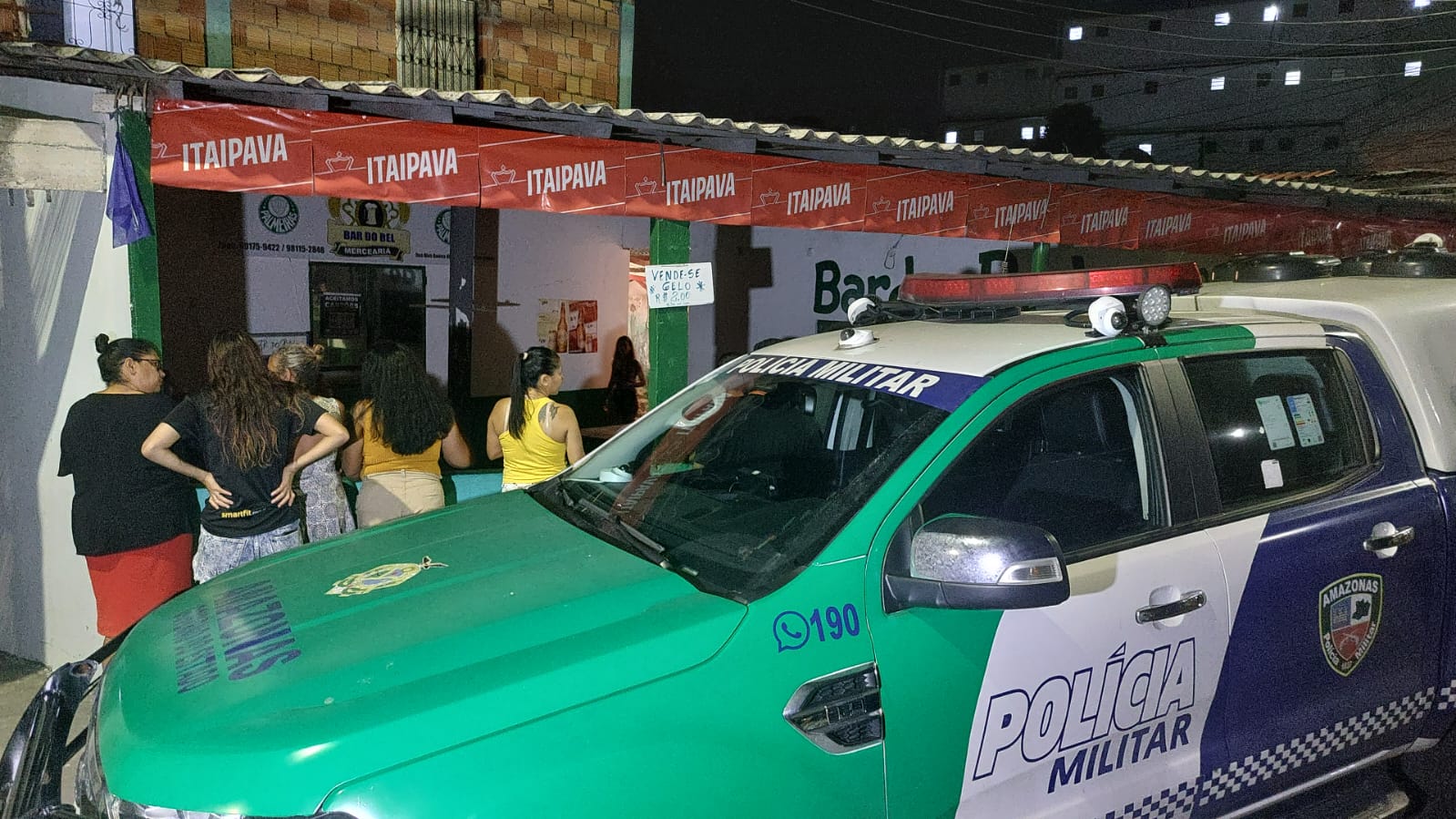 Dono de bar é morto a tiros por bandidos encapuzados em Manaus