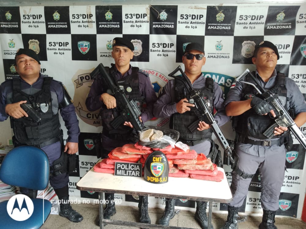 'Jesus' é preso com 21 kg de drogas no interior do Amazonas