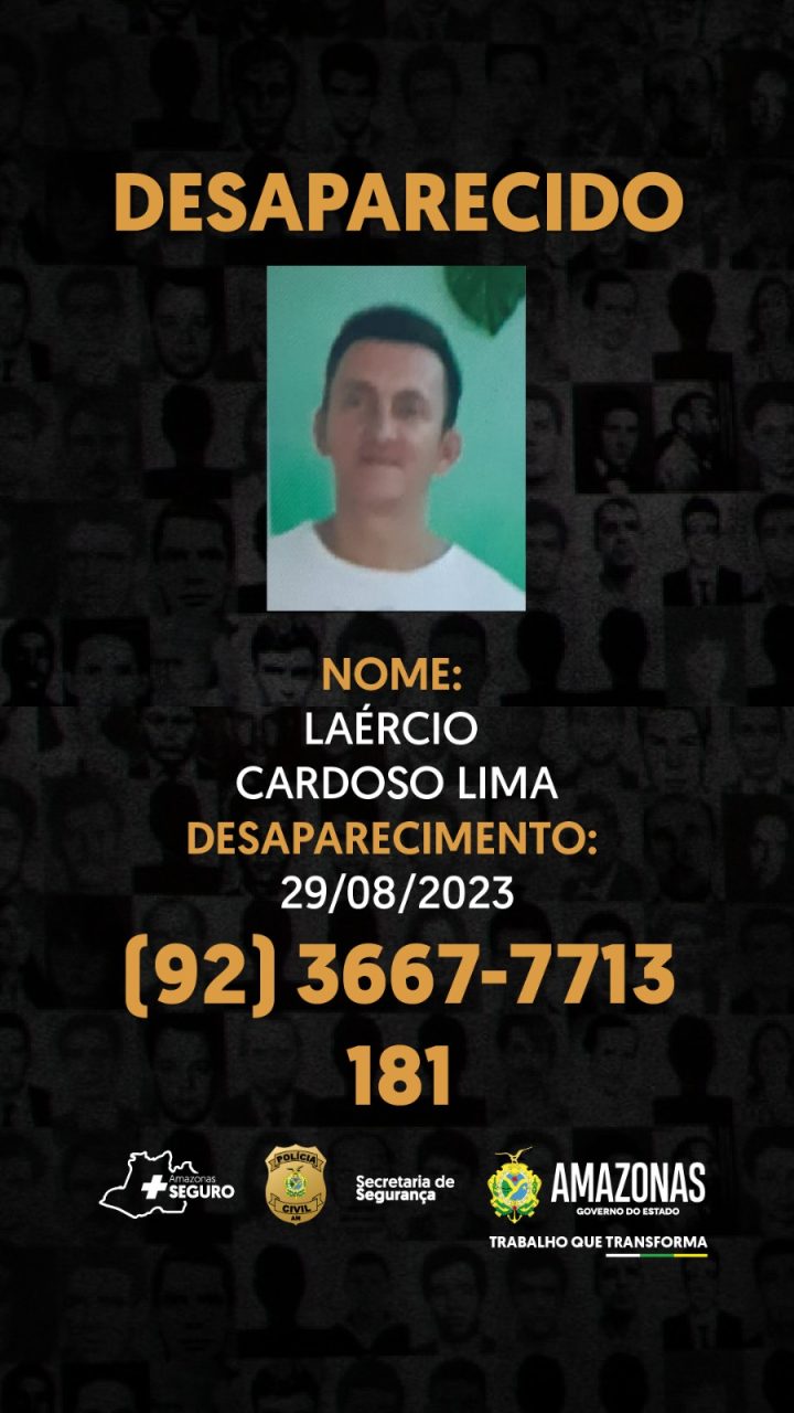 Família procura homem que desapareceu sem deixar rastros em Manaus 