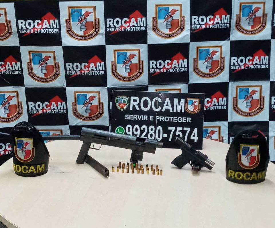 Armada com submetralhadora, dupla ataca PMs e acaba morta em Manaus 