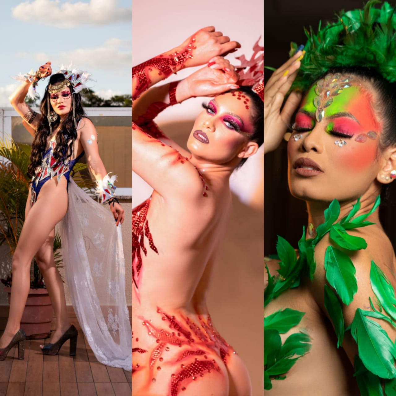 Misses Amazonas homenageiam Carnaval em ensaio fotográfico 