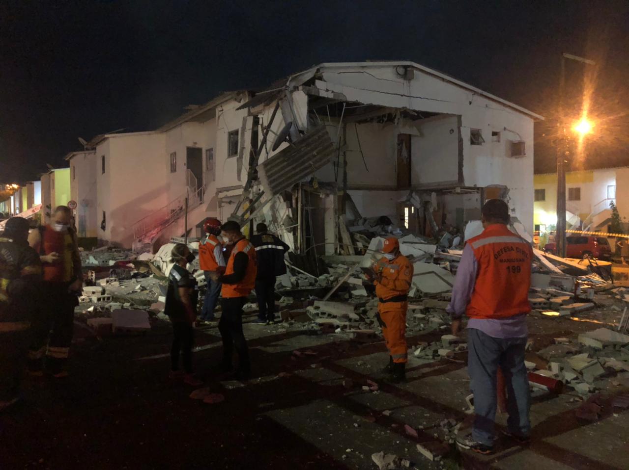 Vítima de explosão em condomínio de Manaus teve 80% do corpo queimado