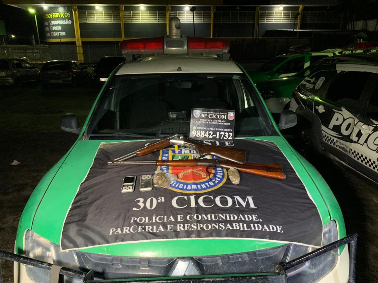 Homem morre e adolescente é apreendido em confronto com a polícia em Manaus