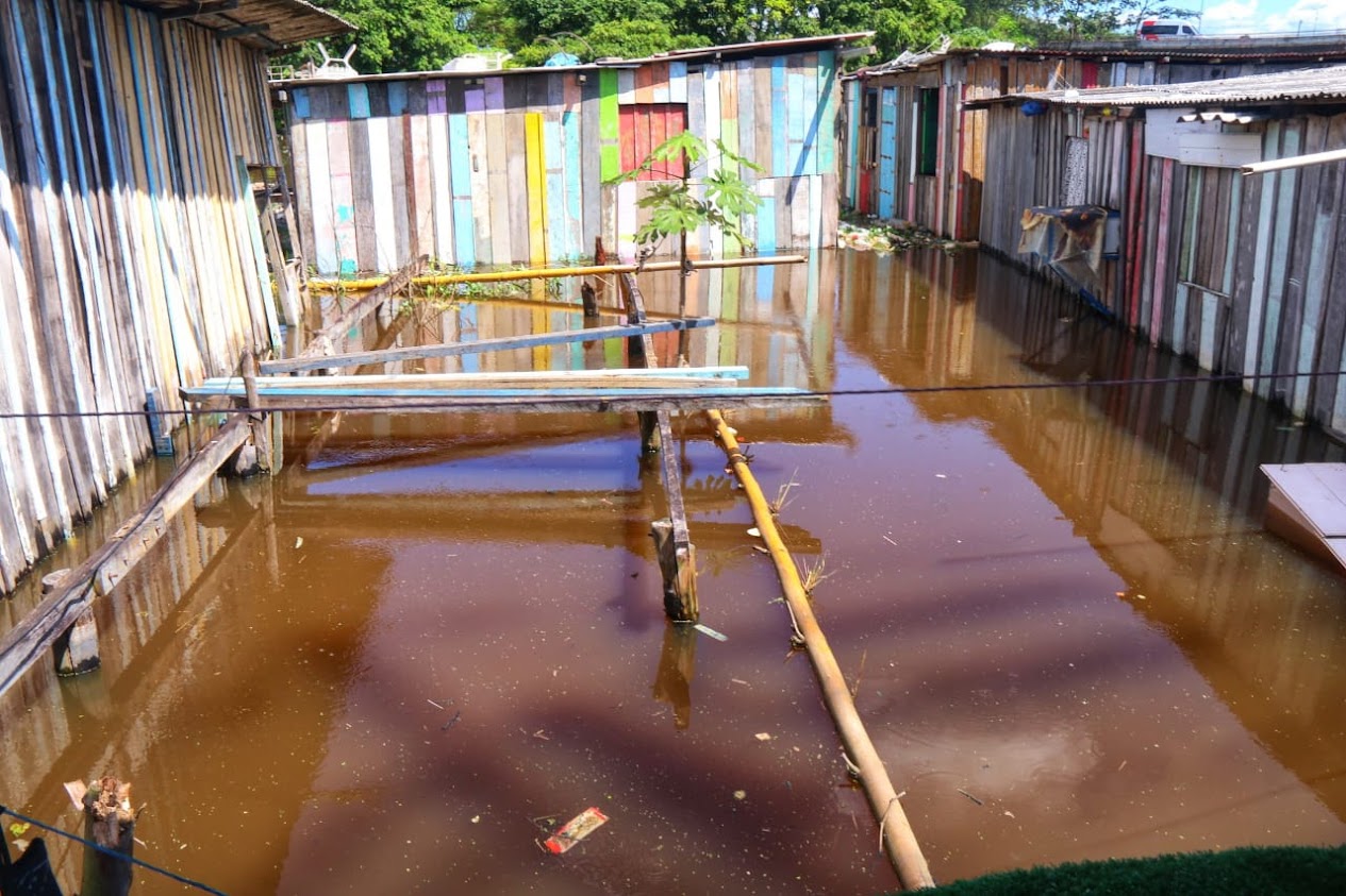 Cheia no Amazonas faz quatro cidades decretarem estado de emergência