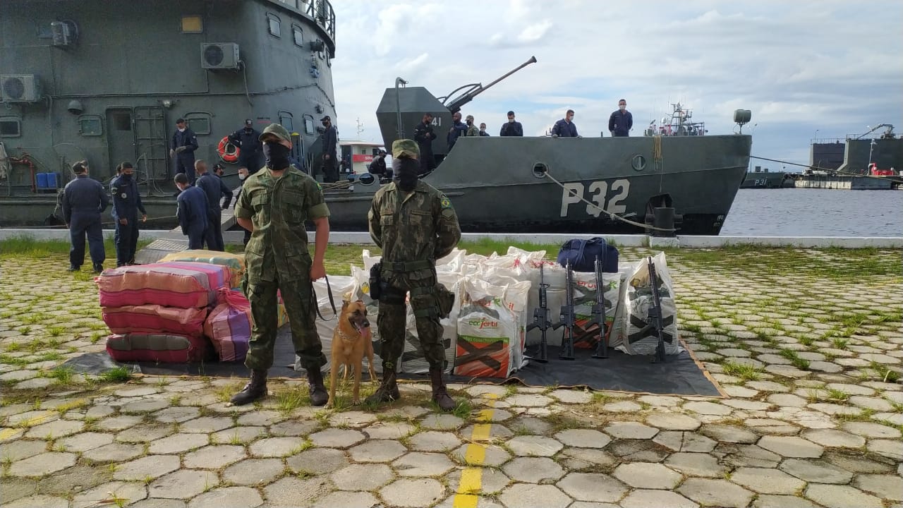 Quase duas toneladas de drogas são apreendidas durante Operação Ágata no AM