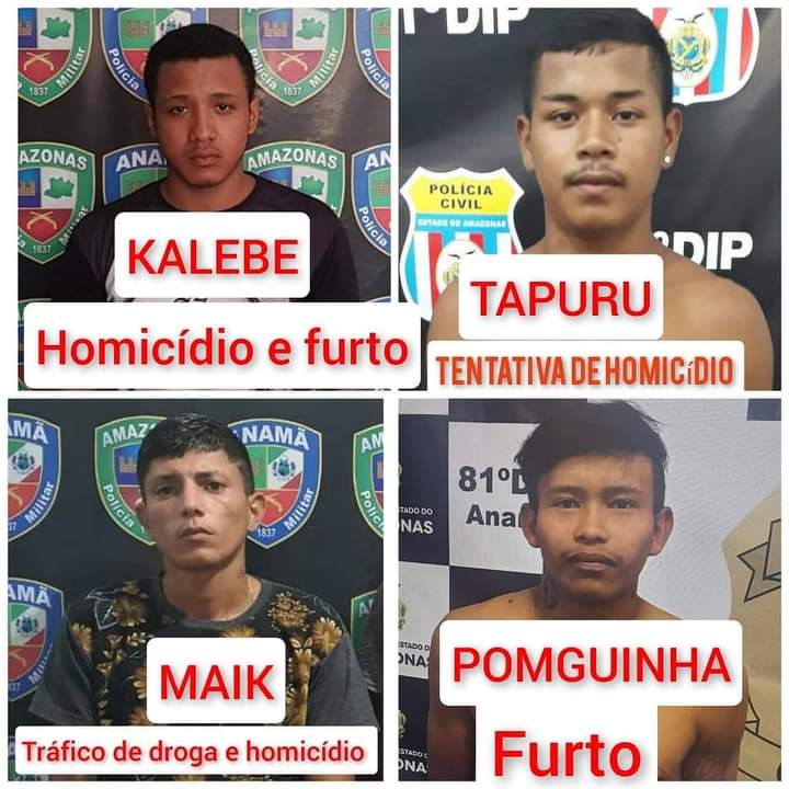 Polícia pede ajuda para encontrar presos que fugiram de escola em Anamã