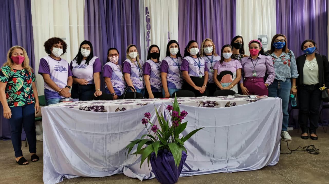 Sejusc realiza ação pelo fim da violência contra a mulher no Amazonas