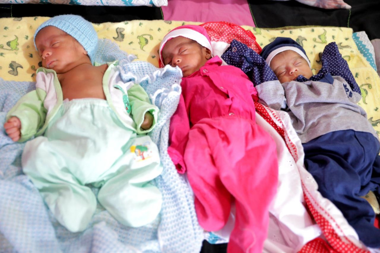 Trigêmeo de Maués supera quadro grave e se junta aos irmãos