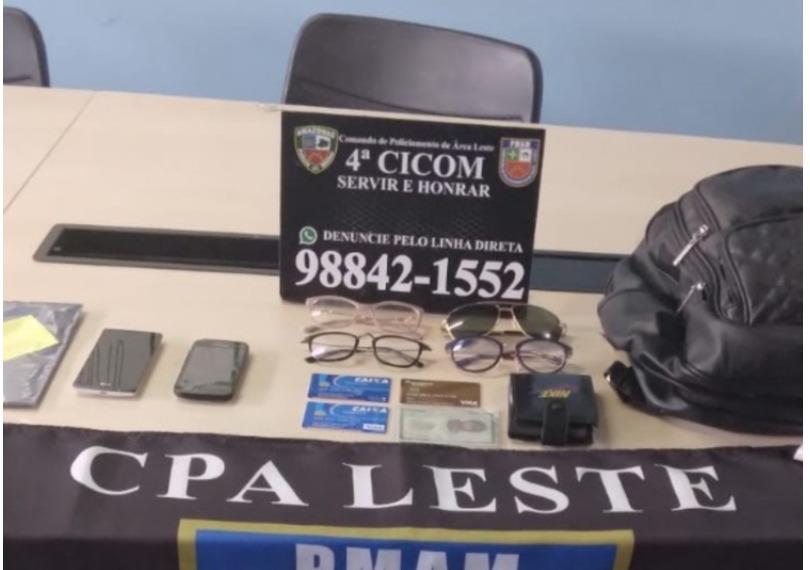 Suspeito é preso após furto em ótica de Manaus