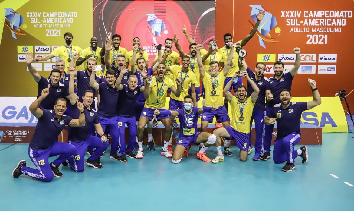 Brasil vence Argentina e conquista o 33º título Sul-Americano de vôlei