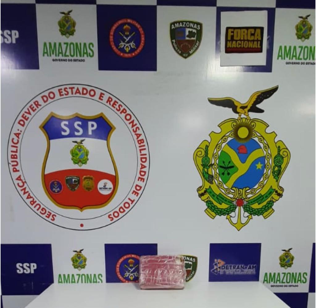 Homem é preso com droga em barco no Amazonas