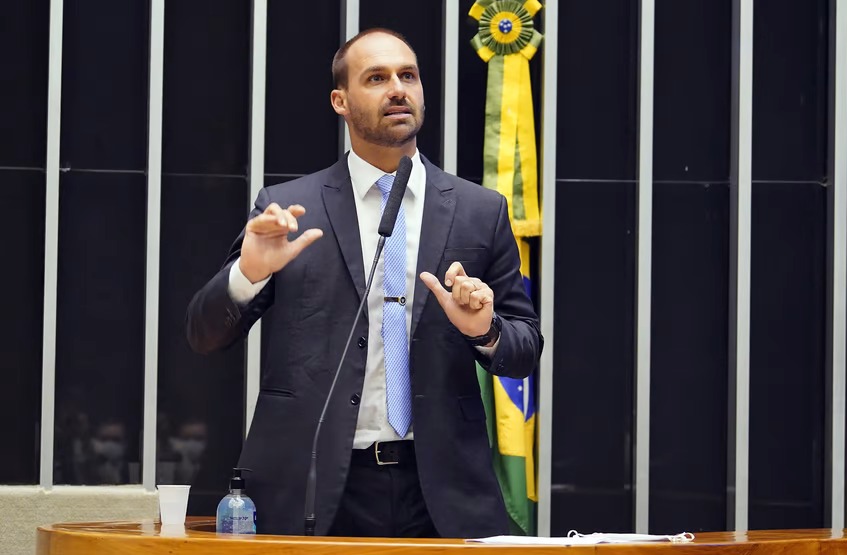 STF arquiva queixa-crime de Eduardo Bolsonaro contra Kim Kataguiri