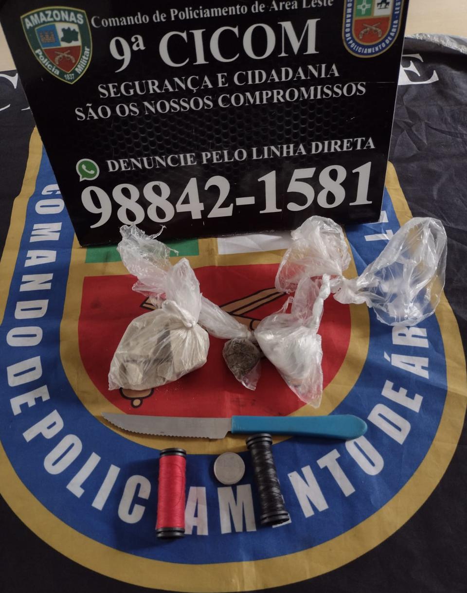 Adolescentes são apreendidos com entorpecentes na zona Leste de Manaus