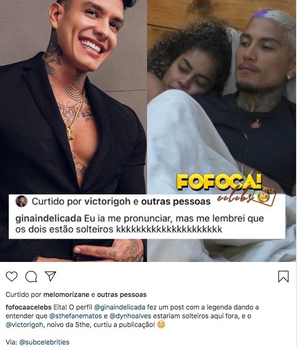 Noivo de Sthe Matos insinua que está solteiro após polêmica com Dynho em A Fazenda