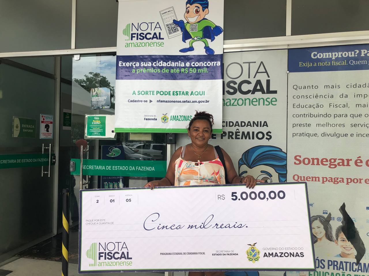 Sorteio da Nota Fiscal Amazonense acontece dia 15 de dezembro