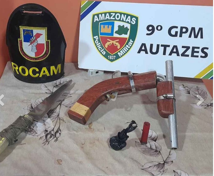 Adolescente é apreendido durante foguetório de facção criminosa no Amazonas