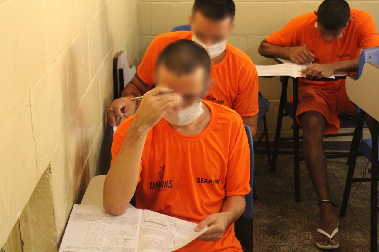 Mais de 400 detentos fizeram a prova do Enem no Amazonas