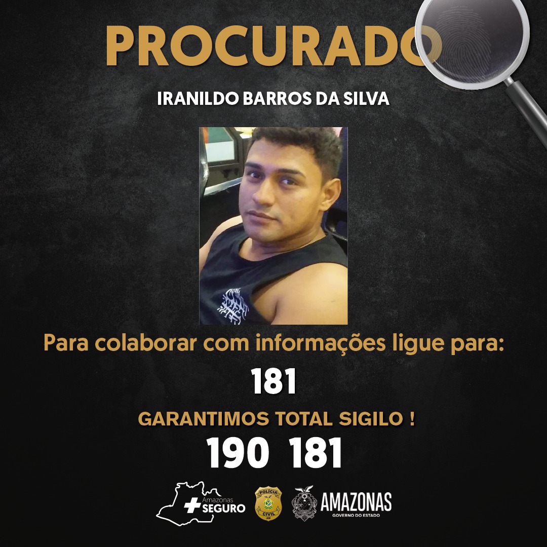 Homem é procurado pelos crimes de violência doméstica e ameaça no Amazonas