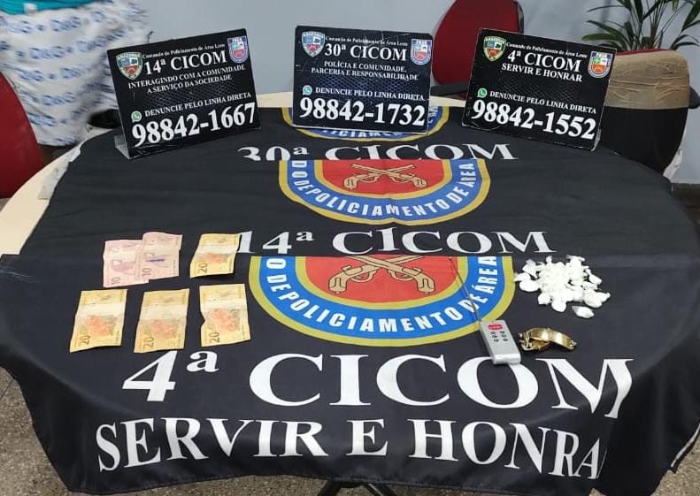 Jovem se exibe com arma nas redes sociais e acaba preso em Manaus 