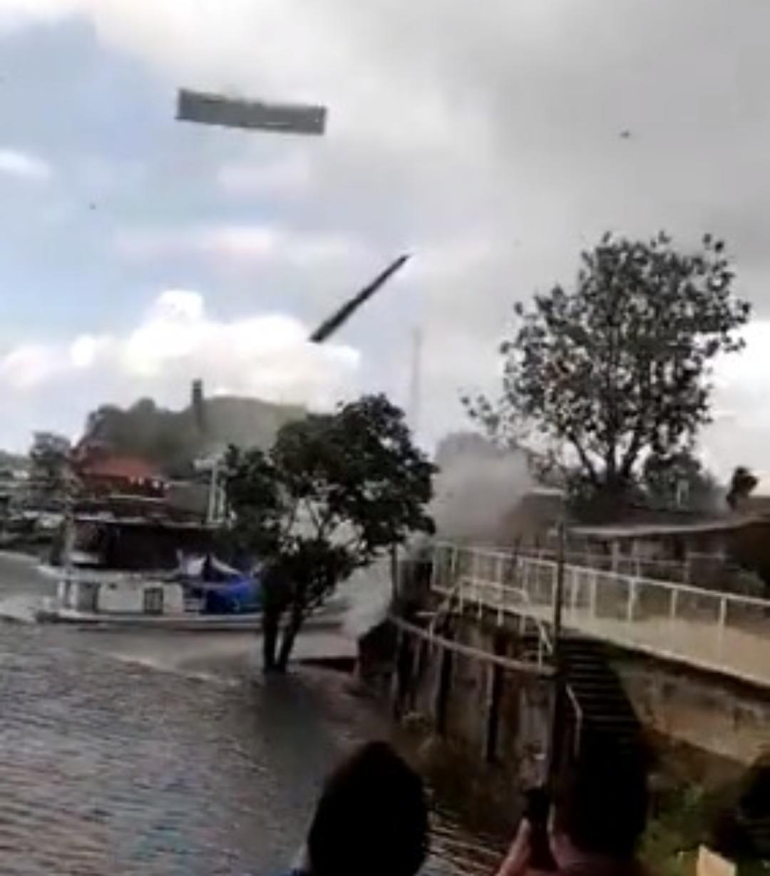 Após tromba d’água, município do Amazonas fica sem energia elétrica 