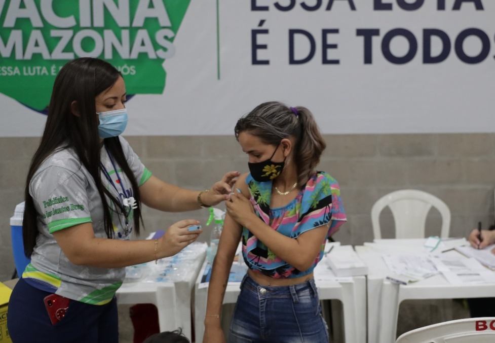 Amazonas já aplicou 6.442.573 doses de vacina contra Covid até esta sexta