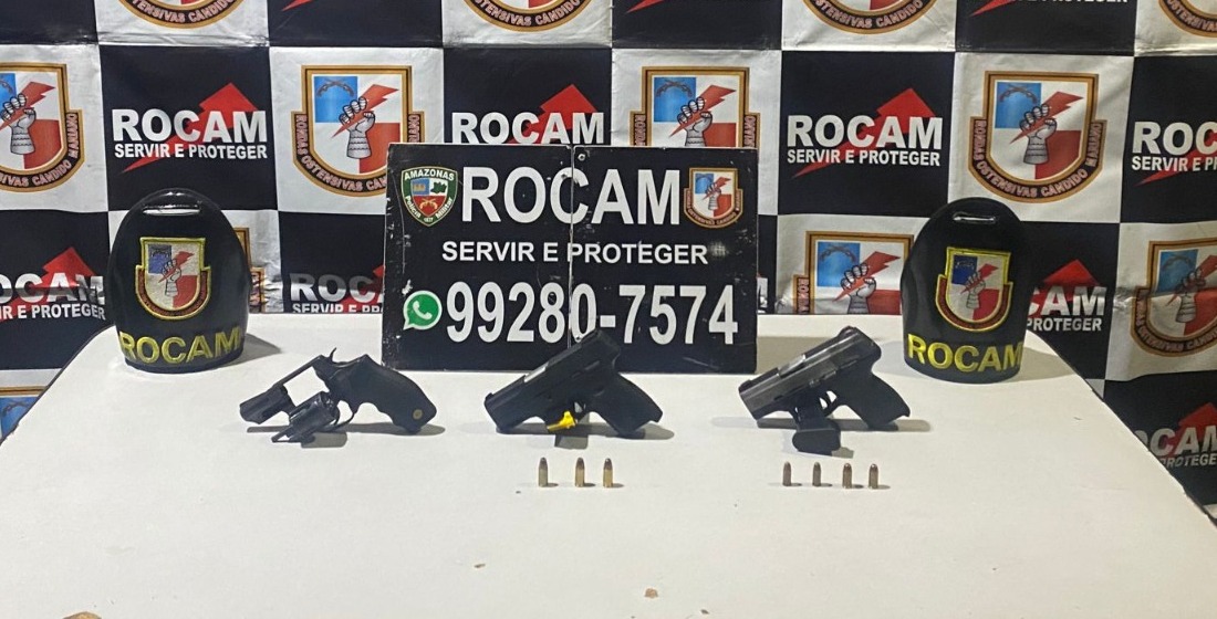 Adolescente é apreendido após ser flagrado com armas e munições em Manaus