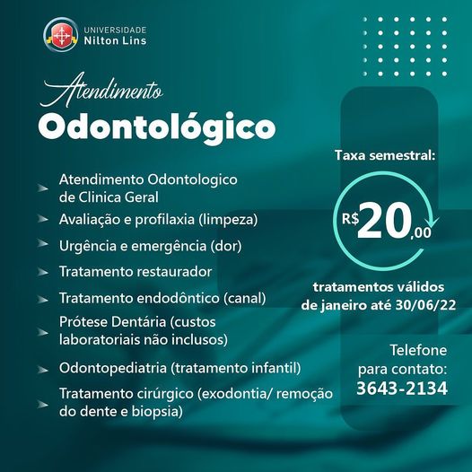 Nilton Lins retoma atendimentos odontológicos para população