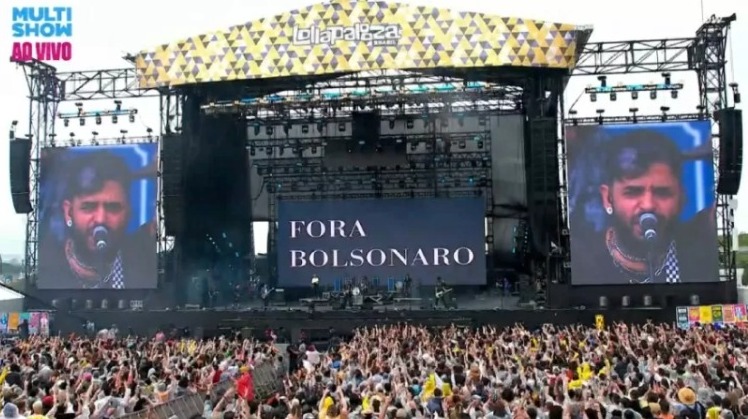 Lollapalooza pede a ministro do TSE que reconsidere veto a manifestações políticas de artistas