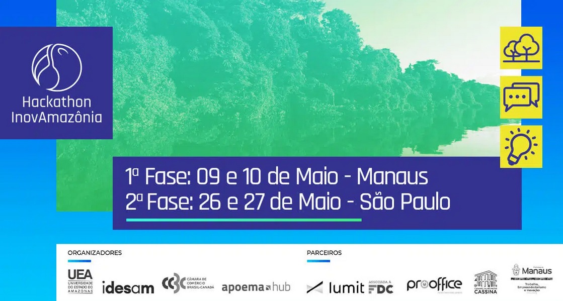 Inscrições para Hackathon InovAmazônia encerram na segunda-feira